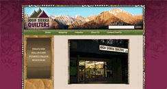 Desktop Screenshot of highsierraquilters.com