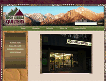 Tablet Screenshot of highsierraquilters.com